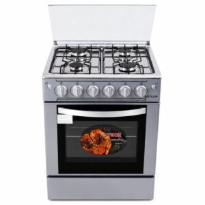 Cuisinière à gaz Astech 4 feux 60MS 60 × 60