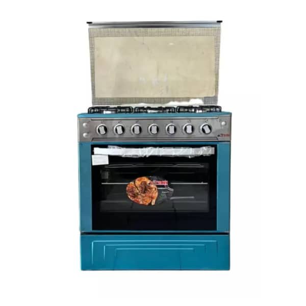 Cuisinière à gaz Astech 5 feux 80 × 60