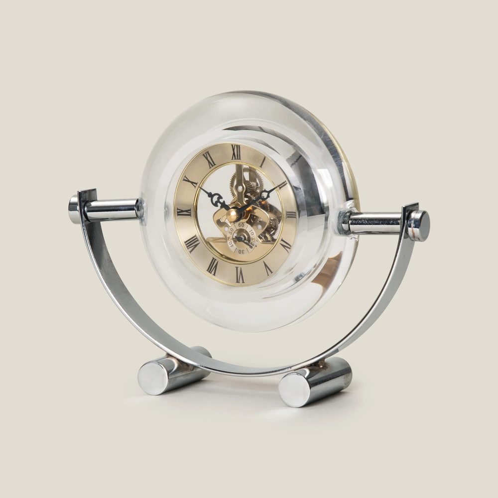 tawffex-horloge-de-table-decorative-chromee Horloge de table décorative chromée