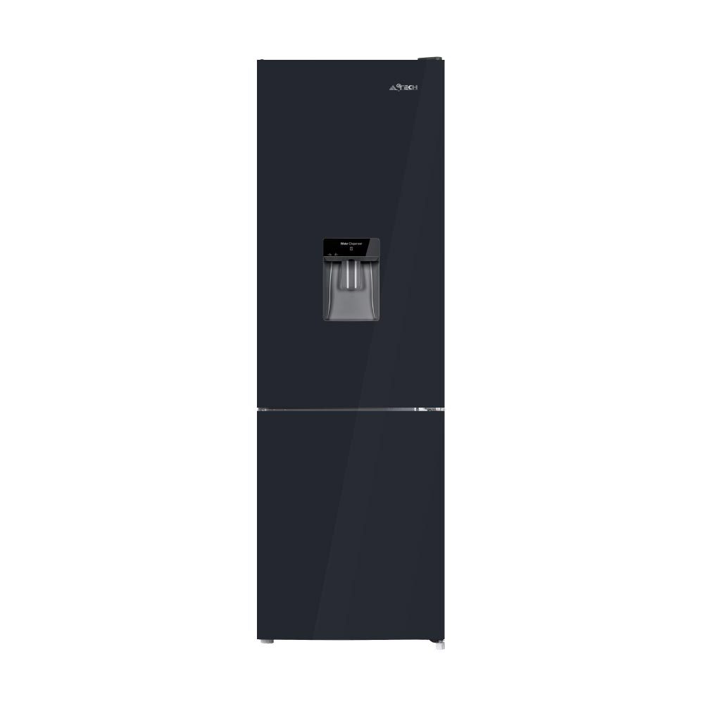 tawffex-refrigerateur-combine-astech-fc-318-cm-og-noir-avec-distributeur-d-eau Réfrigérateur combiné Astech FC 318 CM-OG noir avec distributeur d'eau