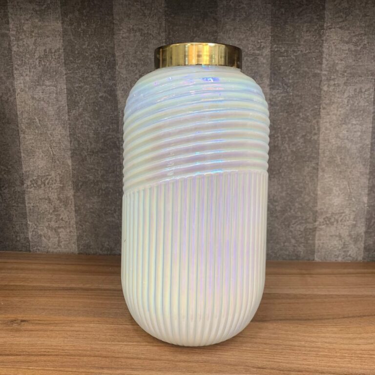 Vase en verre arc-en-ciel